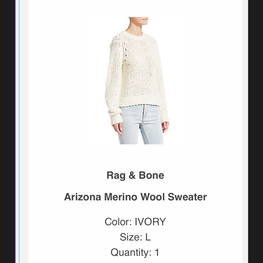 Rag & Bone Arizona Merino Wool Sweater